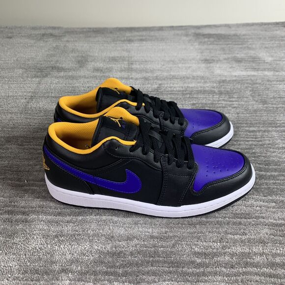 Nike Air Jordan 1 Low Mens 11.5 "Dark Concord" (553558-075) Lakers Purple NEW - Picture 1 of 10